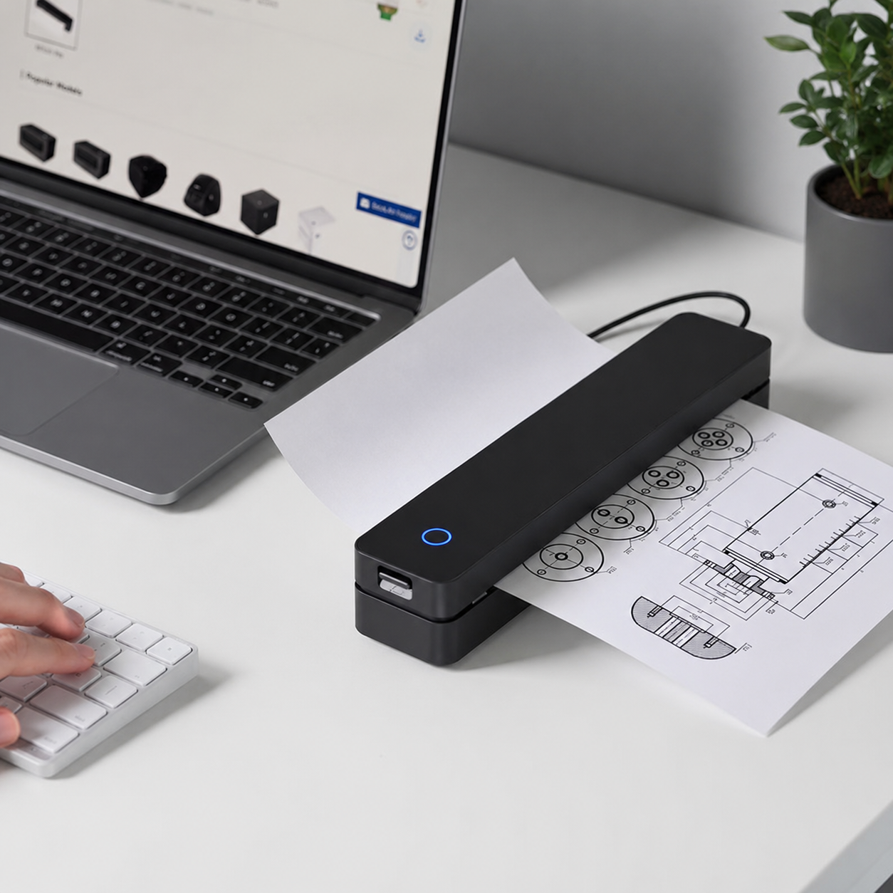 Wireless Portable Thermal Printer