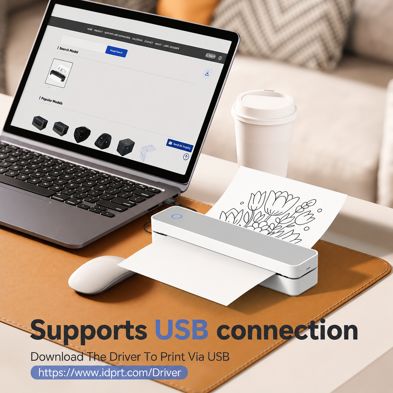 Wireless Portable Thermal Printer